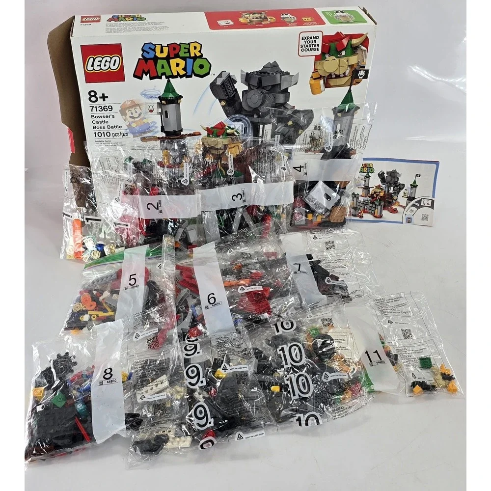 LEGO Super Mario 71369 Bowser's Castle Boss Battle New Sealed 8+ 1010pcs OPEN